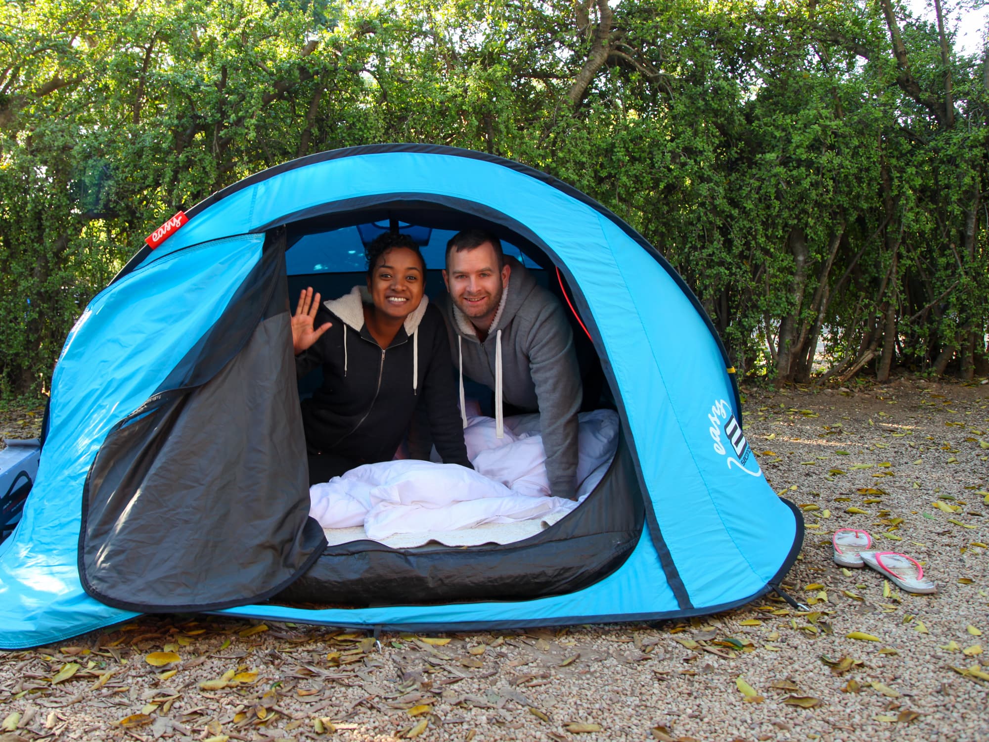 Camping at Addo Elephant national Park.